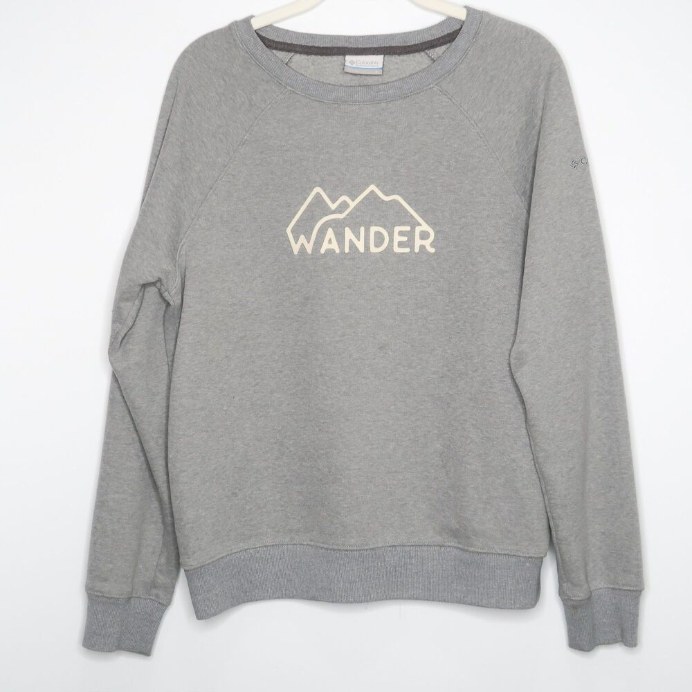 Columbia Womens Sweater Size Small Gray Wander Mountains Outdoors Hikingβ